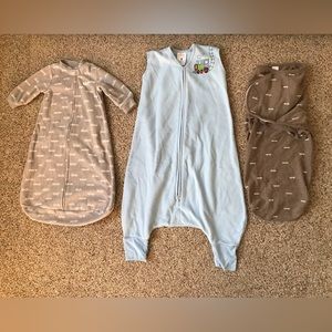 Halo SleepSack Early Walker & Carter’s Sleep Sack & Wrap Blanket, Medium:6 mon+